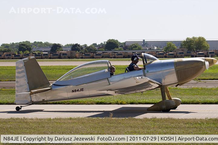 N84JE, 2006 Vans RV-8 C/N 80383, Vans RV-8 CN 80383, N84JE