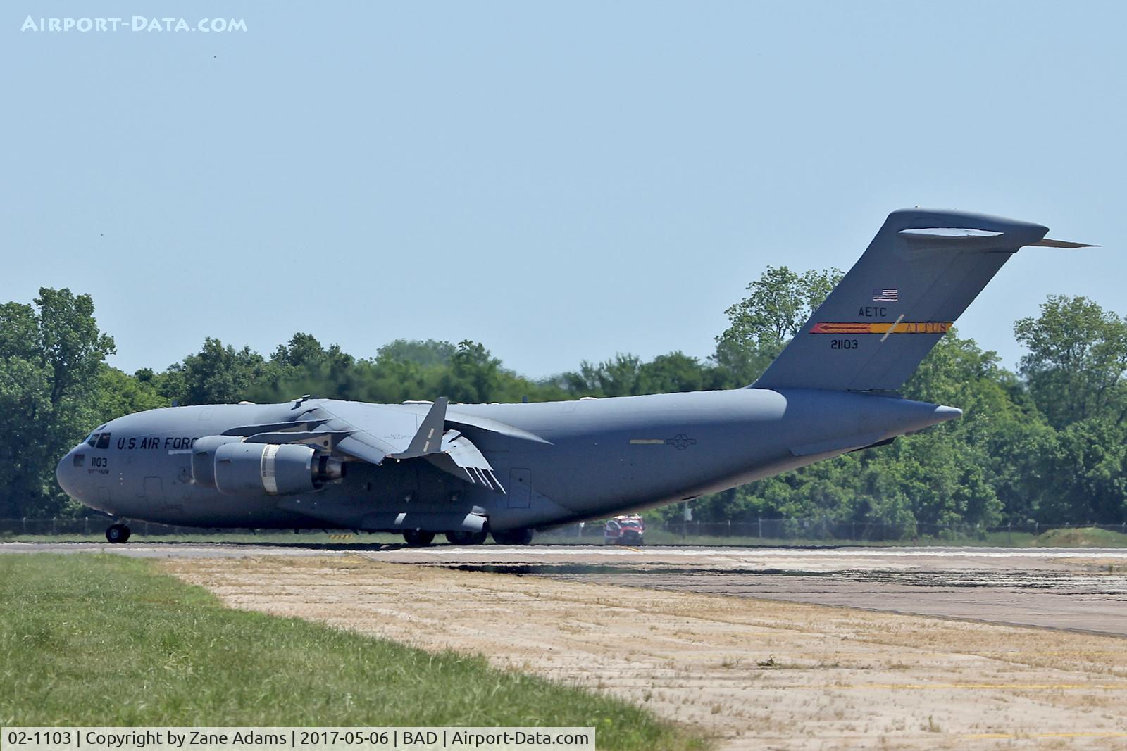 02-1103, 2002 Boeing C-17A Globemaster III C/N P-103, Barksdale AFB 2017 Defenders of Liberty Airshow
