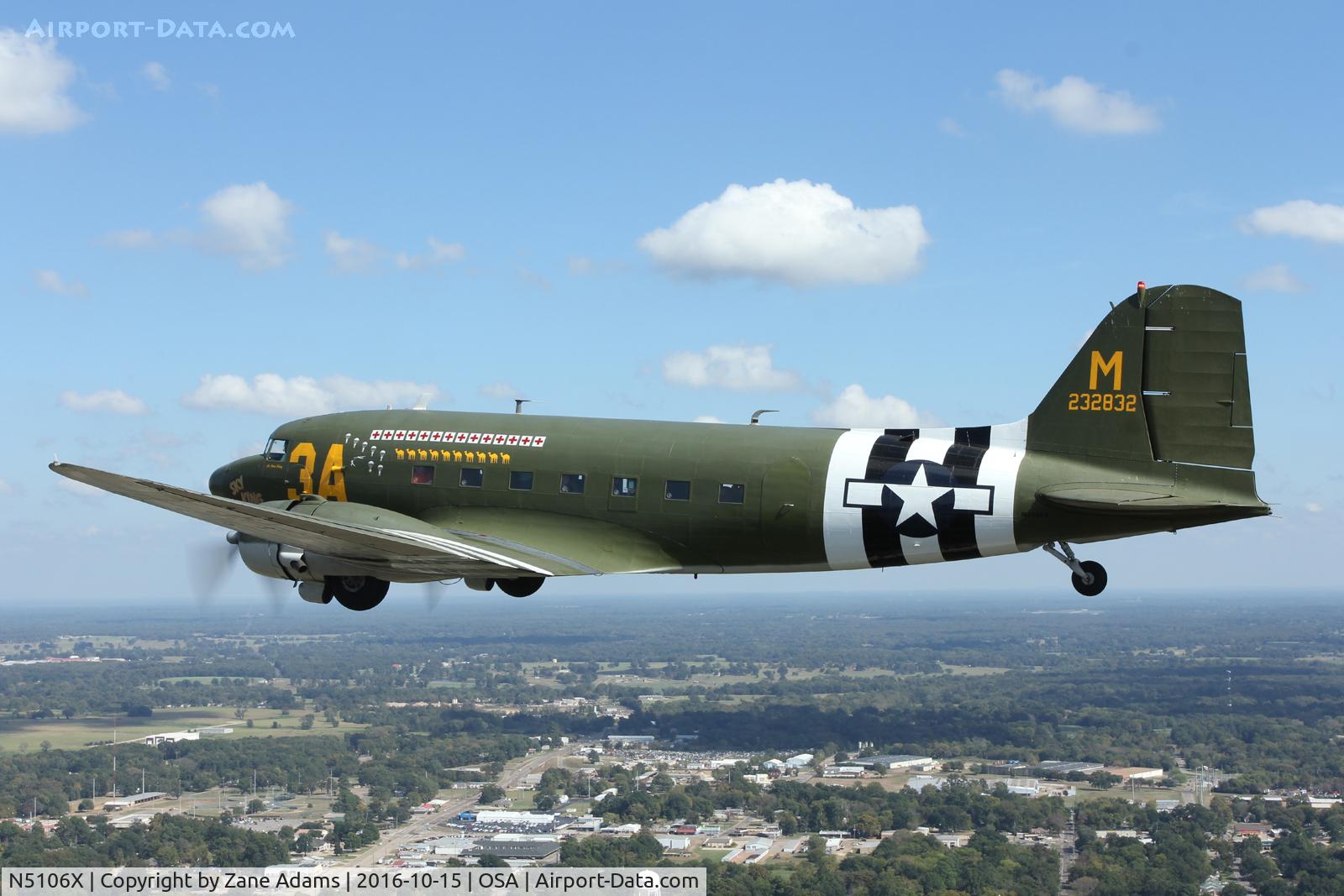 N5106X, 1943 Douglas DC3C-S1C3G (C-47) C/N 9058, Mid America Flight Museum - Mount Pleasant, Texas