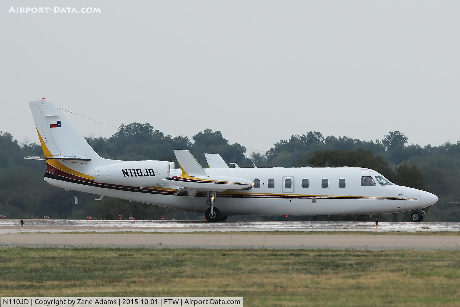 N110JD, 1984 Israel Aircraft Industries IAI-1124A Westwind II C/N 414, At Meacham Field - Fort Worth, TX