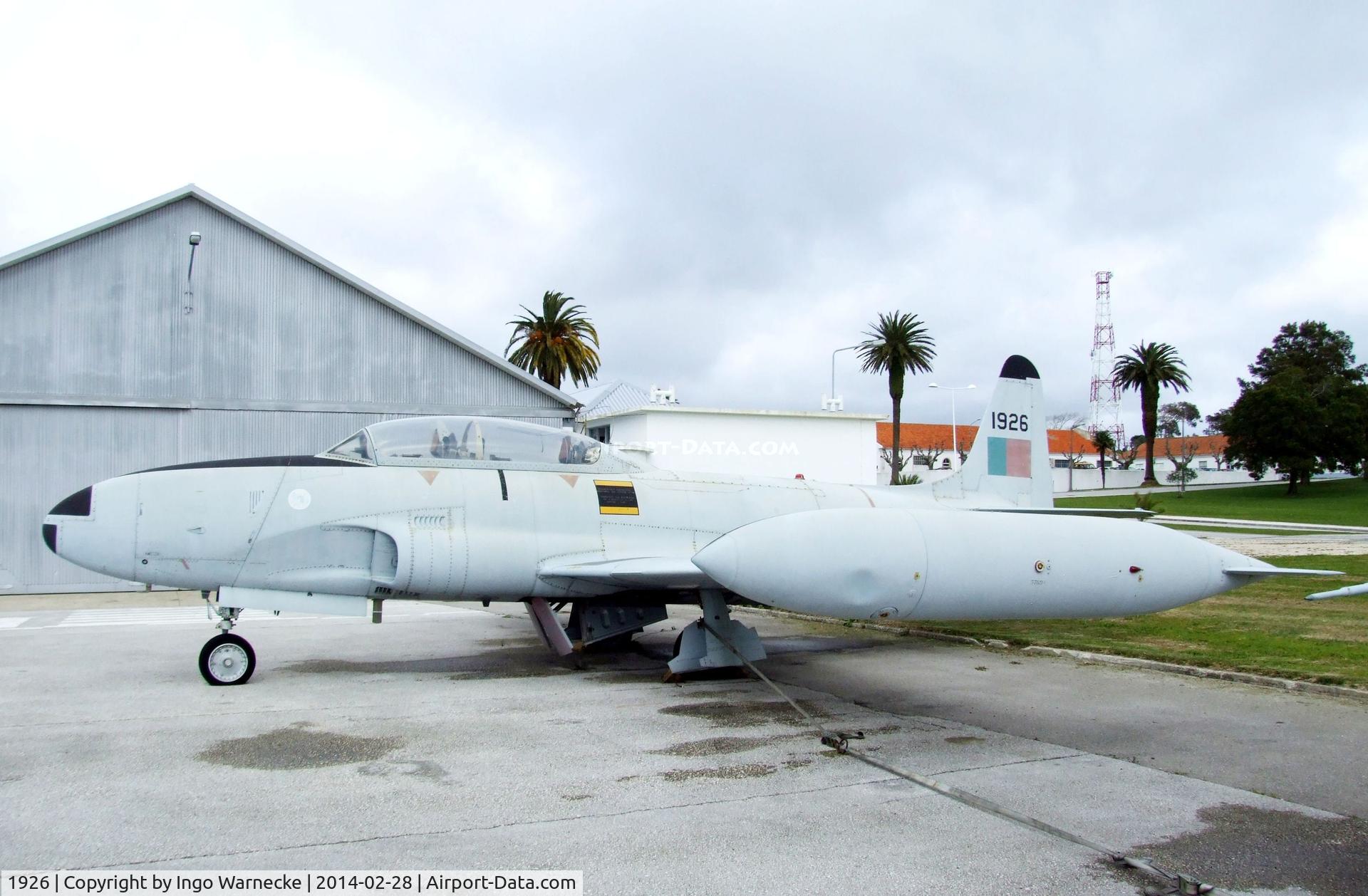 1926, 1957 Lockheed T-33A Shooting Star C/N 580-1343, Lockheed T-33A Shooting Star at the Museu do Ar, Sintra