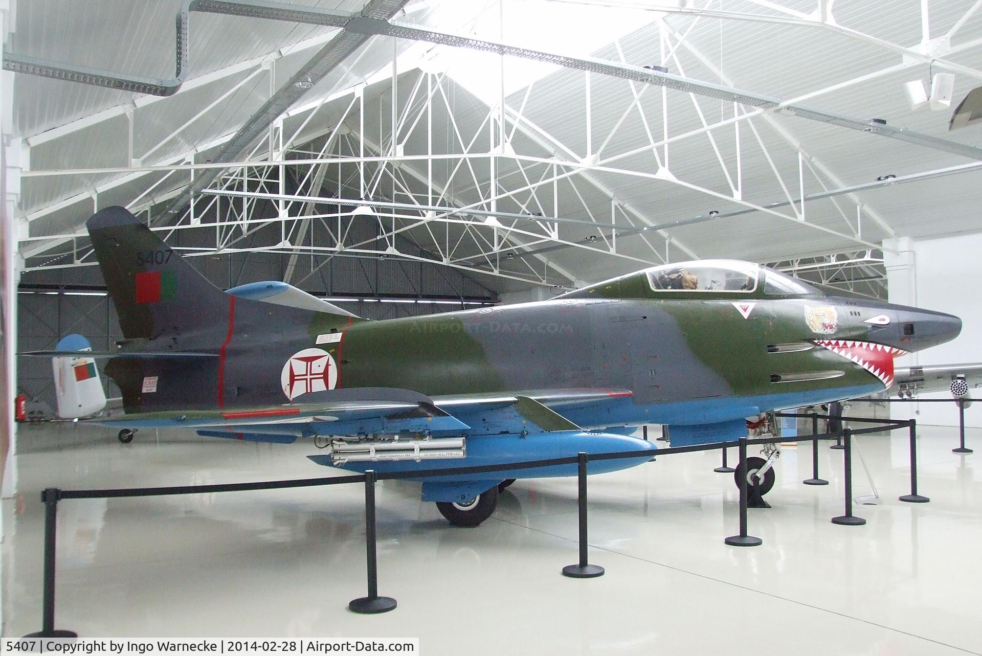 5407, Fiat G-91R/4 C/N 91-4-0132, FIAT G.91R/4 at the Museu do Ar, Sintra