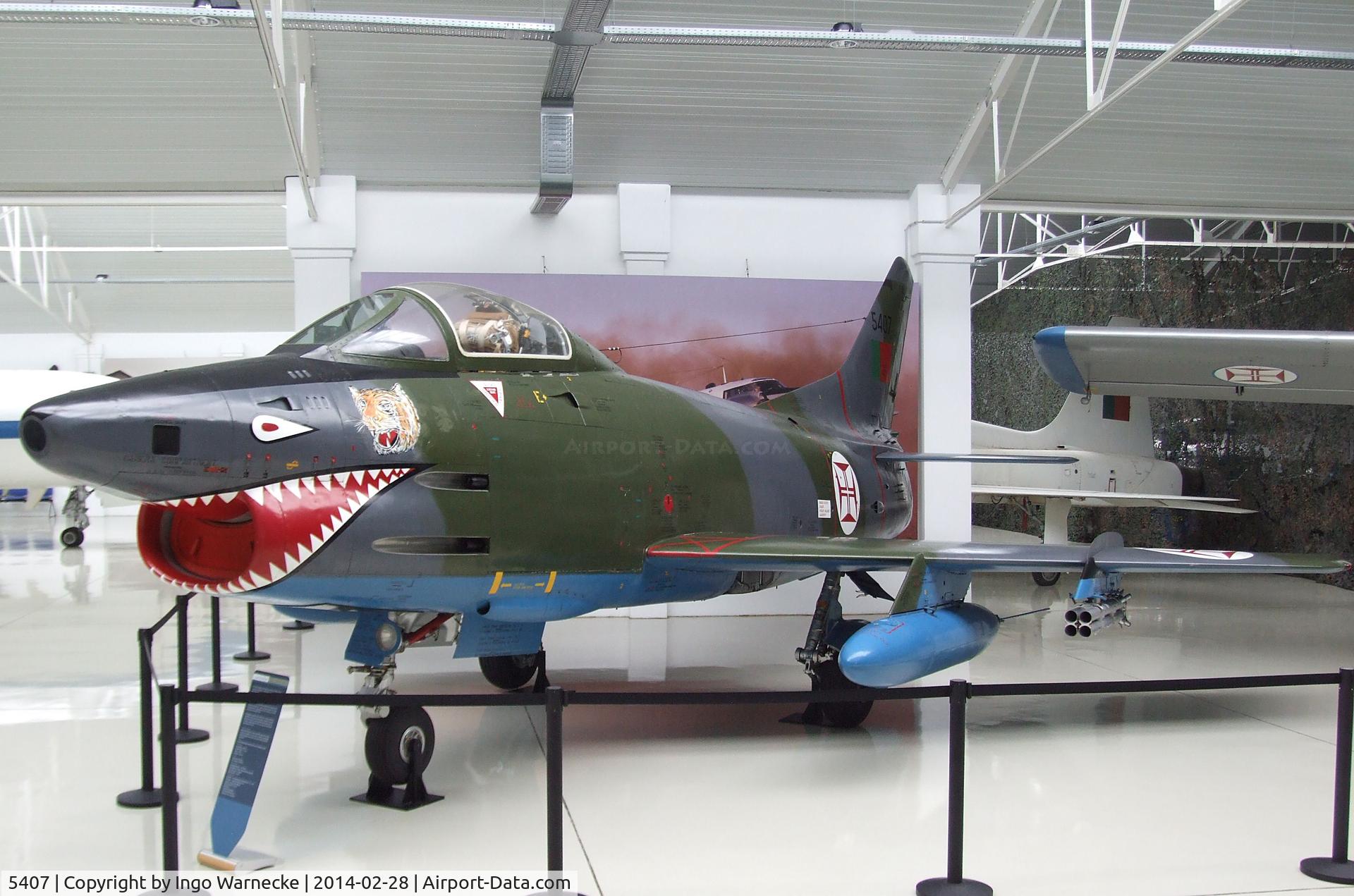 5407, Fiat G-91R/4 C/N 91-4-0132, FIAT G.91R/4 at the Museu do Ar, Sintra