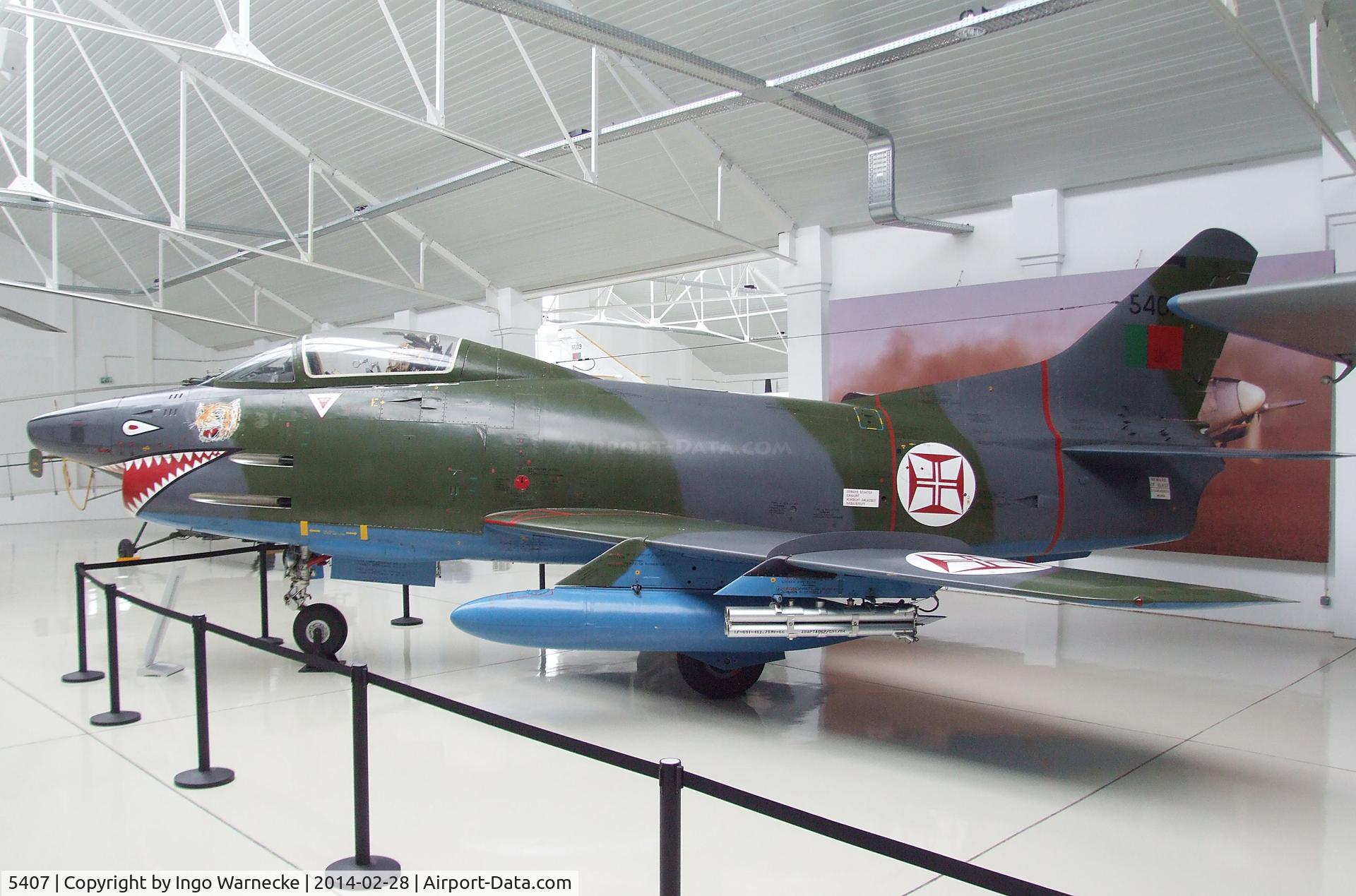 5407, Fiat G-91R/4 C/N 91-4-0132, FIAT G.91R/4 at the Museu do Ar, Sintra