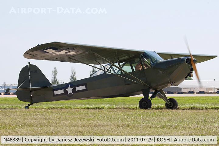 N48389, 1943 Taylorcraft DCO-65 C/N L-5300, Taylorcraft DCO-65 CN L-5300, N48389