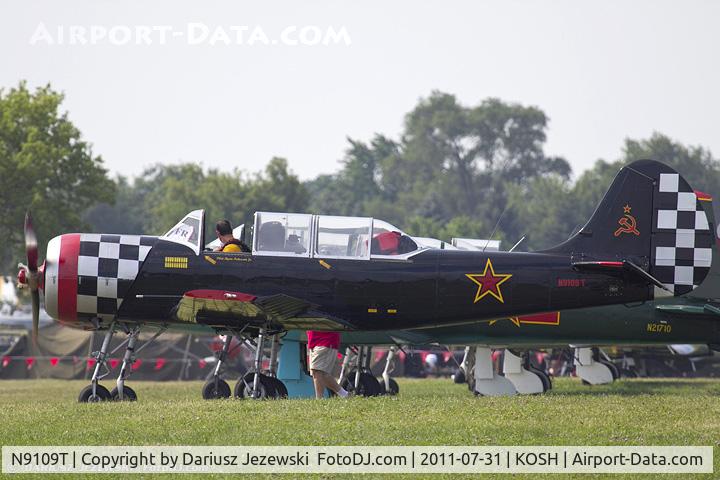 N9109T, 1983 Yakovlev Yak-52 C/N 833606, Yakovlev Yak-52 CN 833606, N9109T