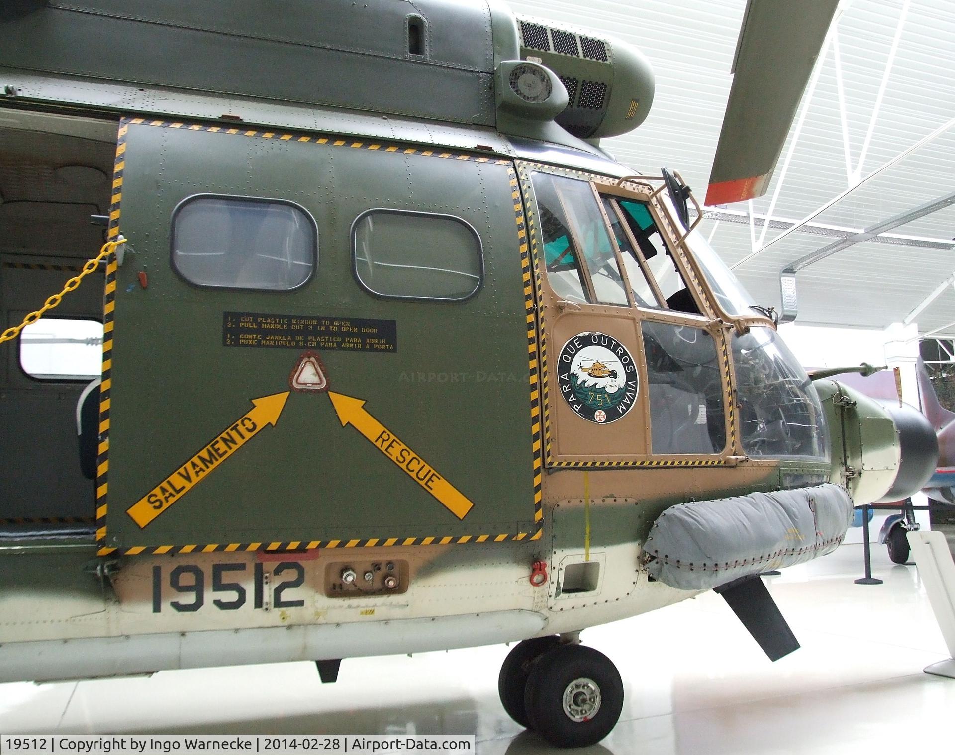 19512, Aerospatiale SA-330S Puma C/N 1065, Aerospatiale SA.330S Puma at the Museu do Ar, Sintra