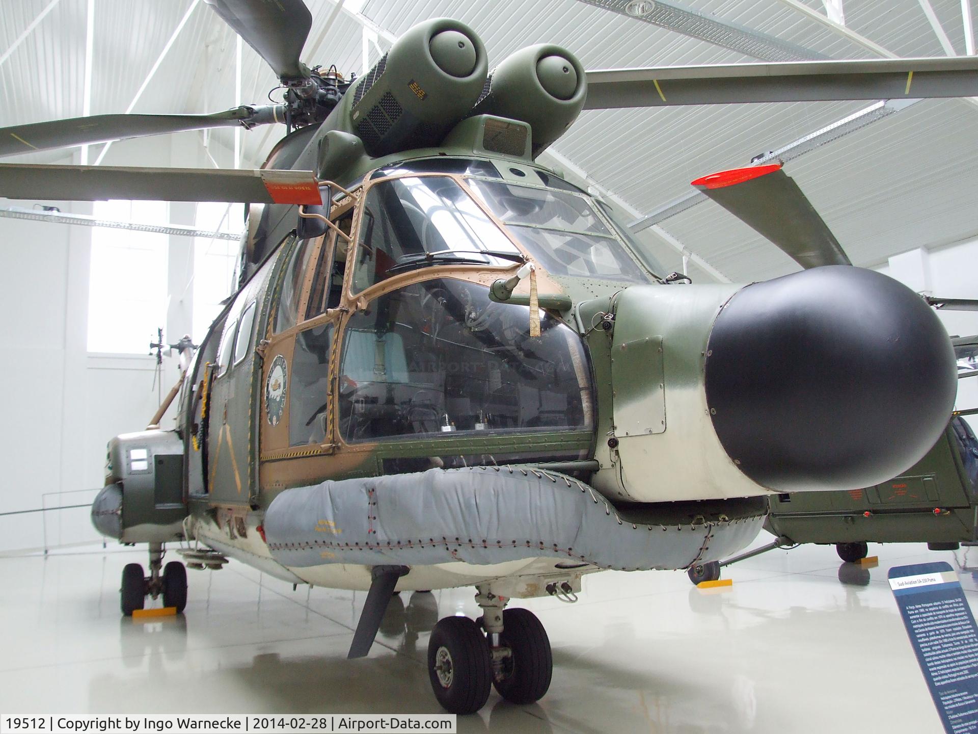 19512, Aerospatiale SA-330S Puma C/N 1065, Aerospatiale SA.330S Puma at the Museu do Ar, Sintra