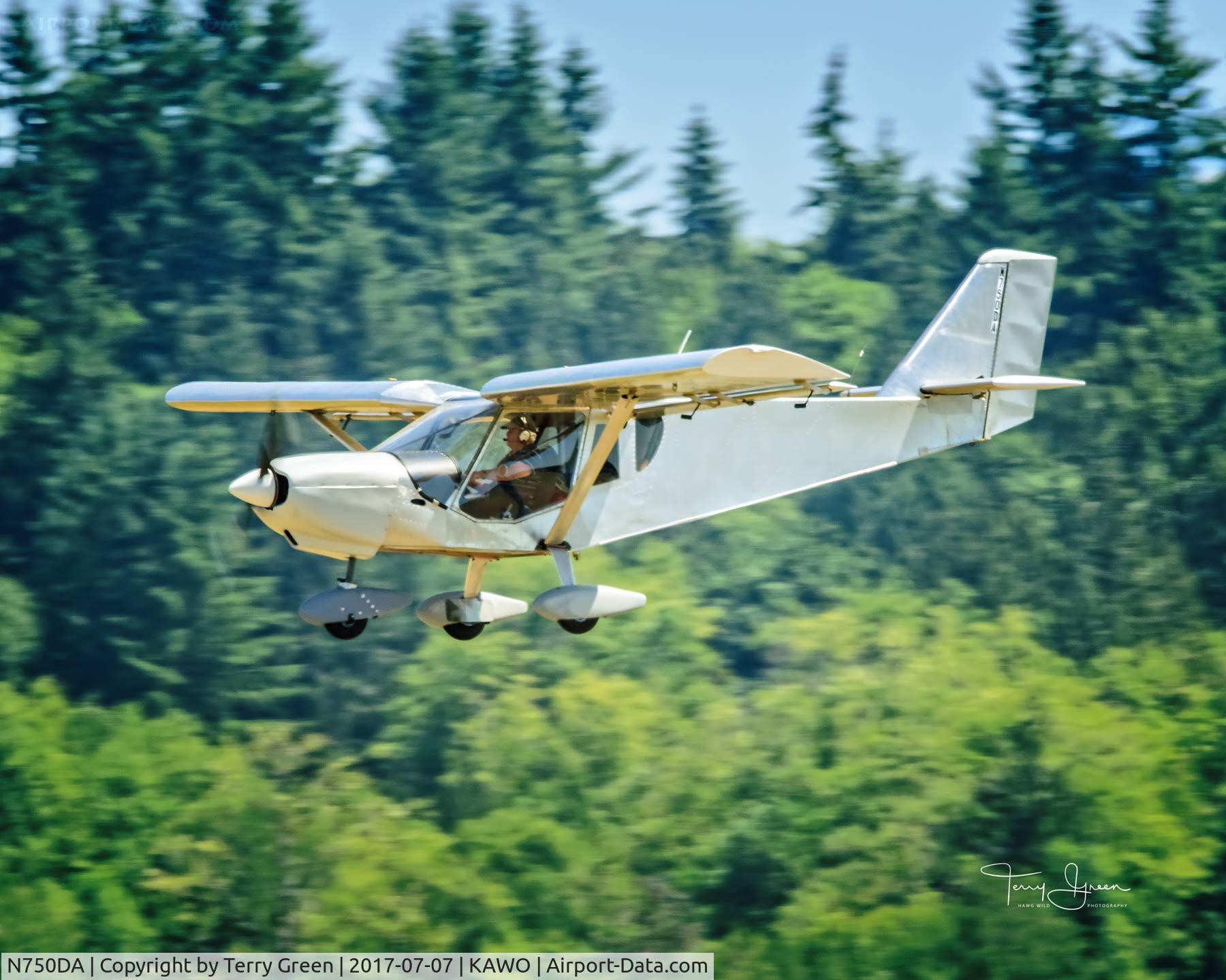 N750DA, 2017 Zenith CH-750 Cruzer C/N C75-10166, KAWO