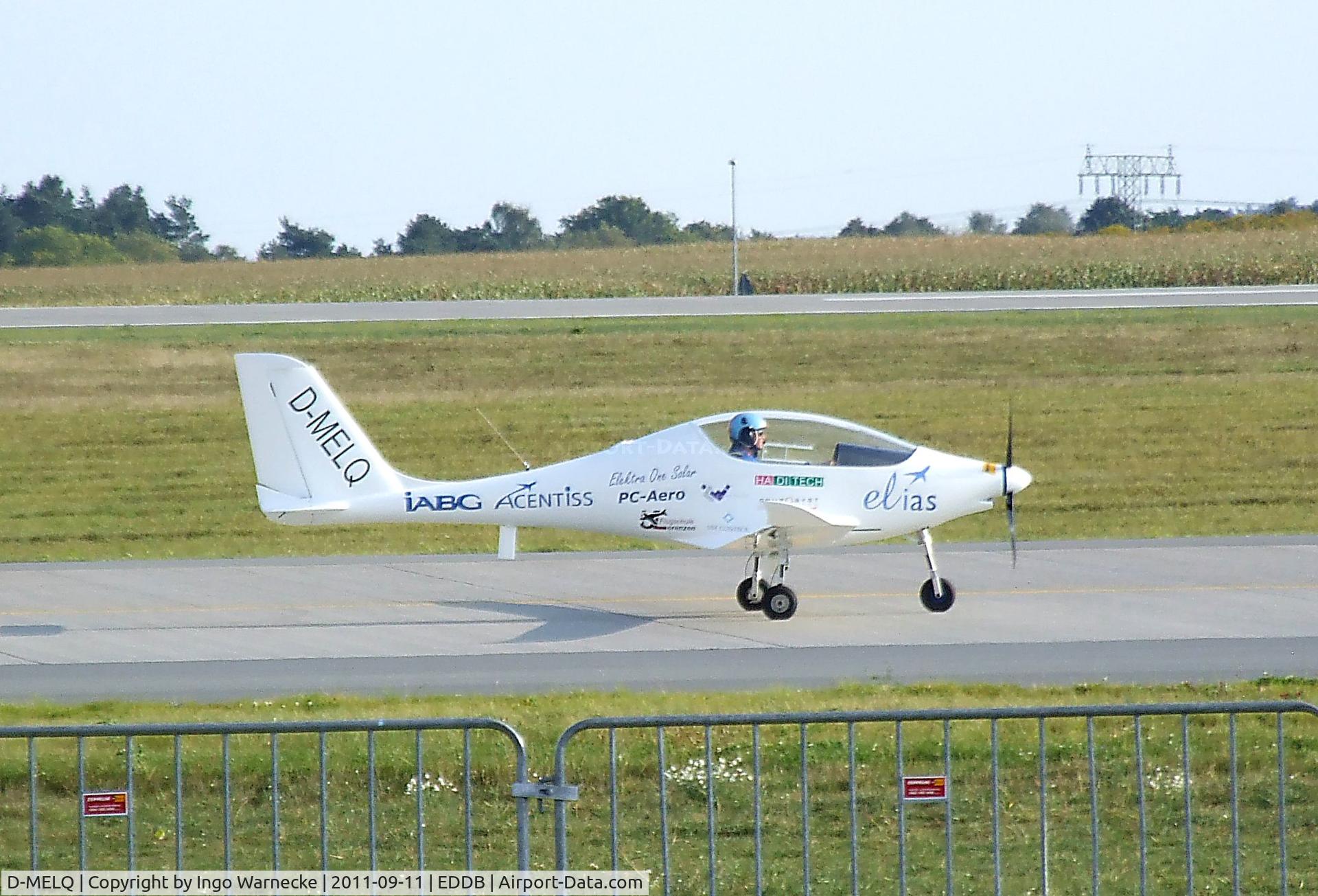 D-MELQ, 2012 PC-Aero Elektra One Solar C/N 01, PC-Aero Elektra One Solar with electric motor at the ILA 2012, Berlin