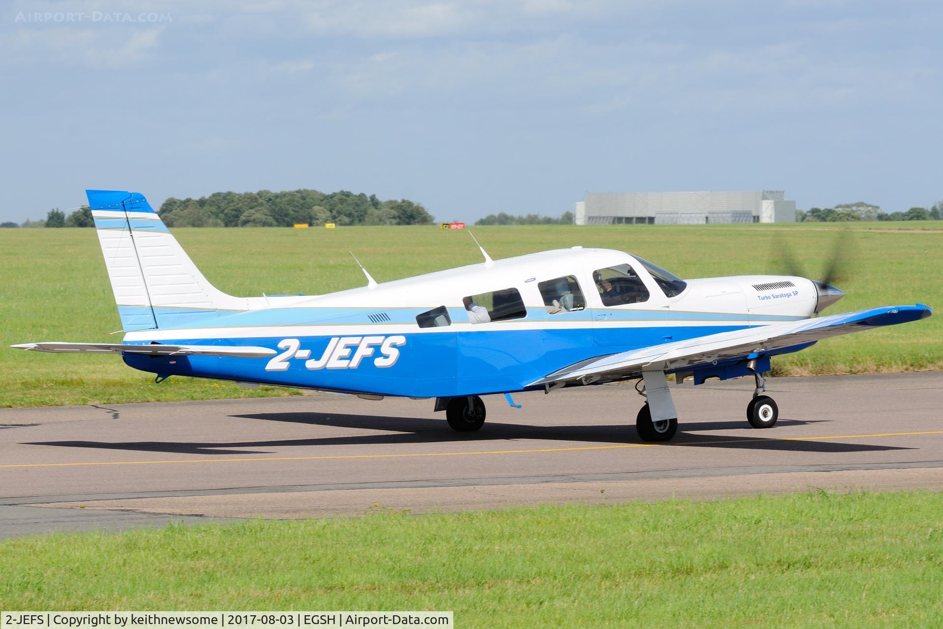 2-JEFS, 1987 Piper PA-32R-301 Saratoga C/N 3229003, Nice Visitor.