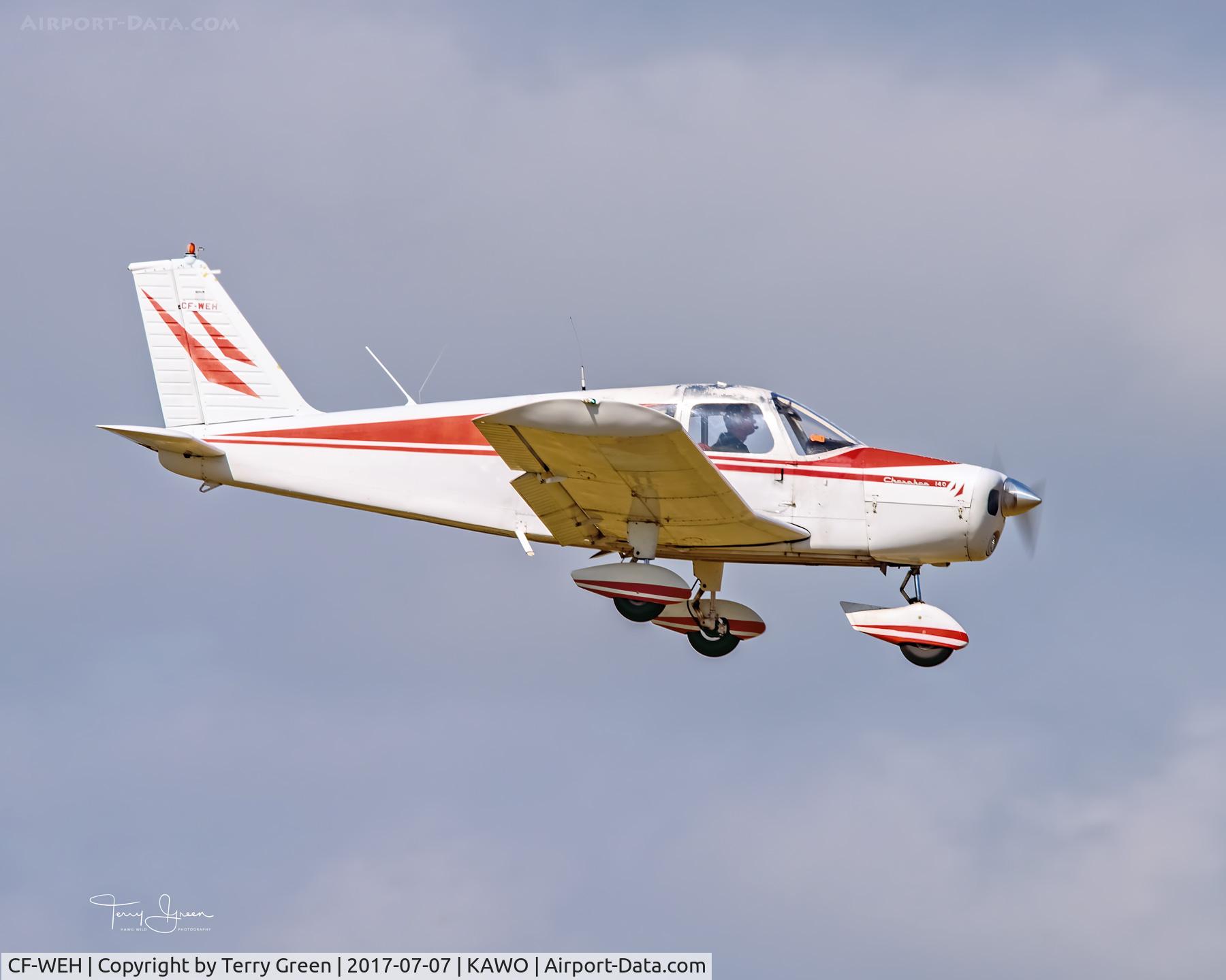 CF-WEH, 1967 Piper PA-28-140 Cherokee C/N 28 23539, KAWO