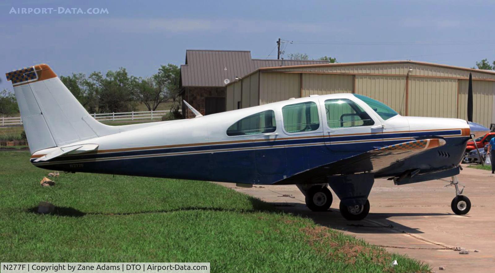 N277F, 1969 Beech E33C Bonanza C/N CJ-16, At Denton Municipal