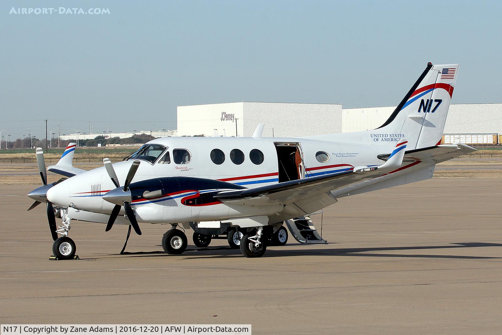 N17, 1980 Beech C90 King Air C/N LJ-896, At Alliance Airport - Fort Worth,TX