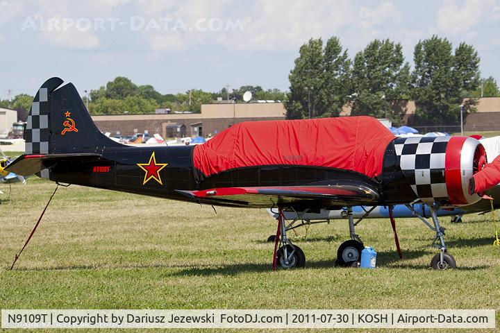 N9109T, 1983 Yakovlev Yak-52 C/N 833606, Yak-52 CN 833606, N9109T