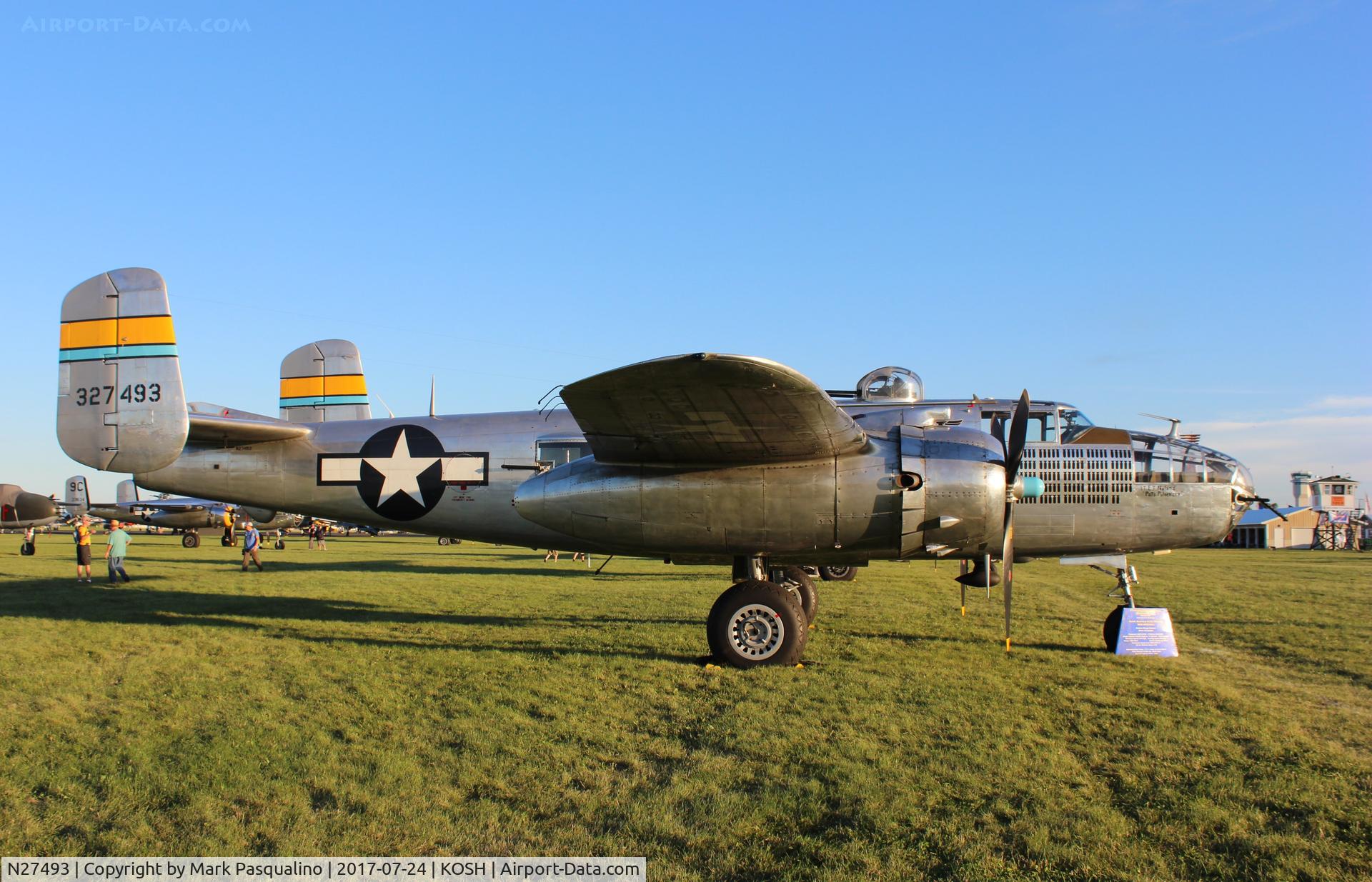 N27493, 1944 North American TB-25K Mitchell C/N 44-29869/108-33144, North American B-25J