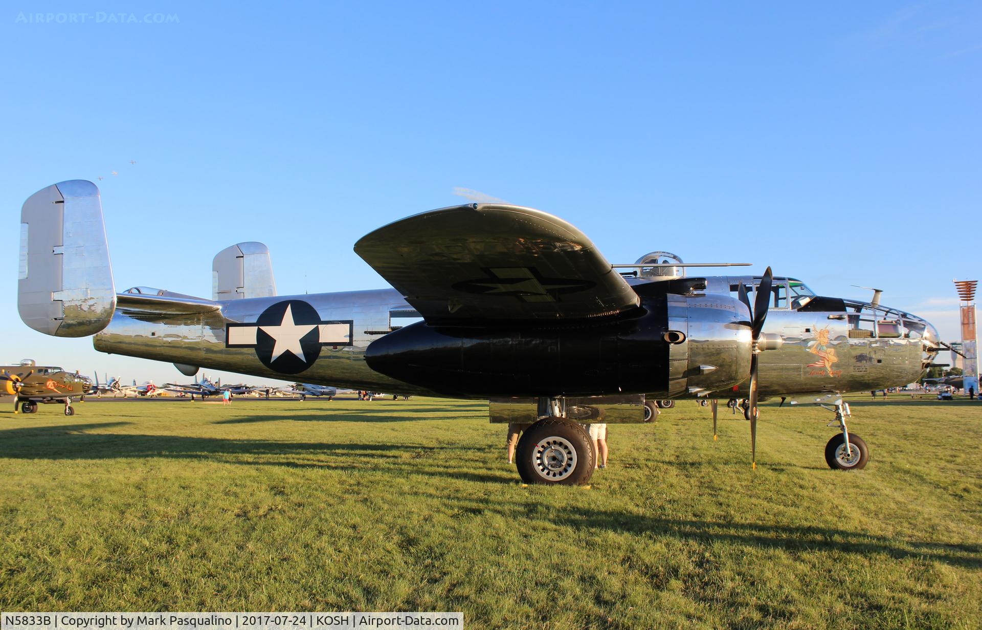 N5833B, 1945 North American B-25J Mitchell Mitchell C/N 108-47735, North American B-25J