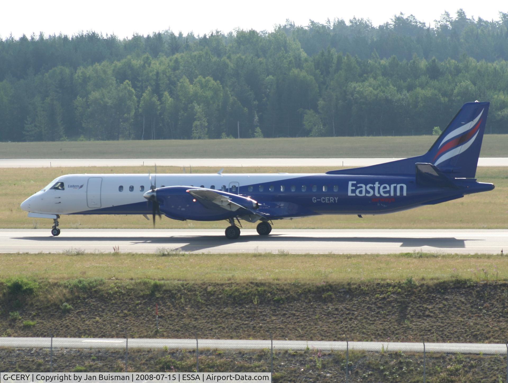 G-CERY, 1994 Saab 2000 C/N 2000-008, Eastern Airways