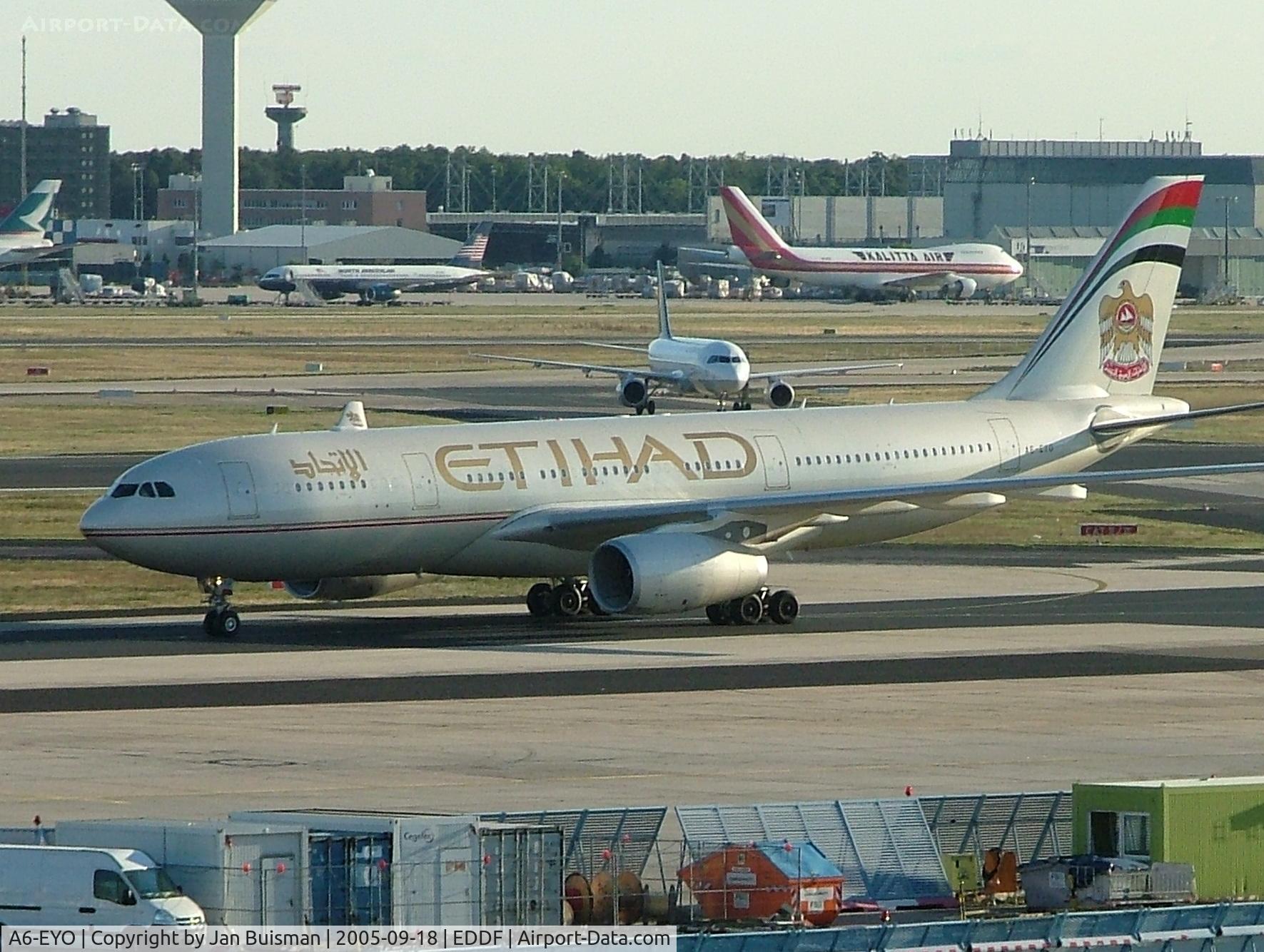 A6-EYO, 2007 Airbus A330-243 C/N 852, Etihad