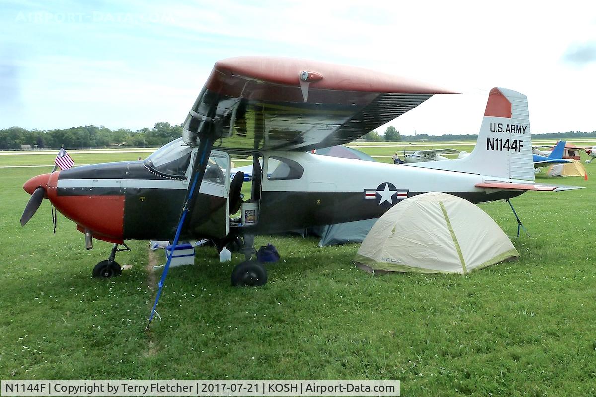N1144F, 1956 Cessna 182 Skylane C/N 33279, At 2017 EAA AirVenture at Oshkosh