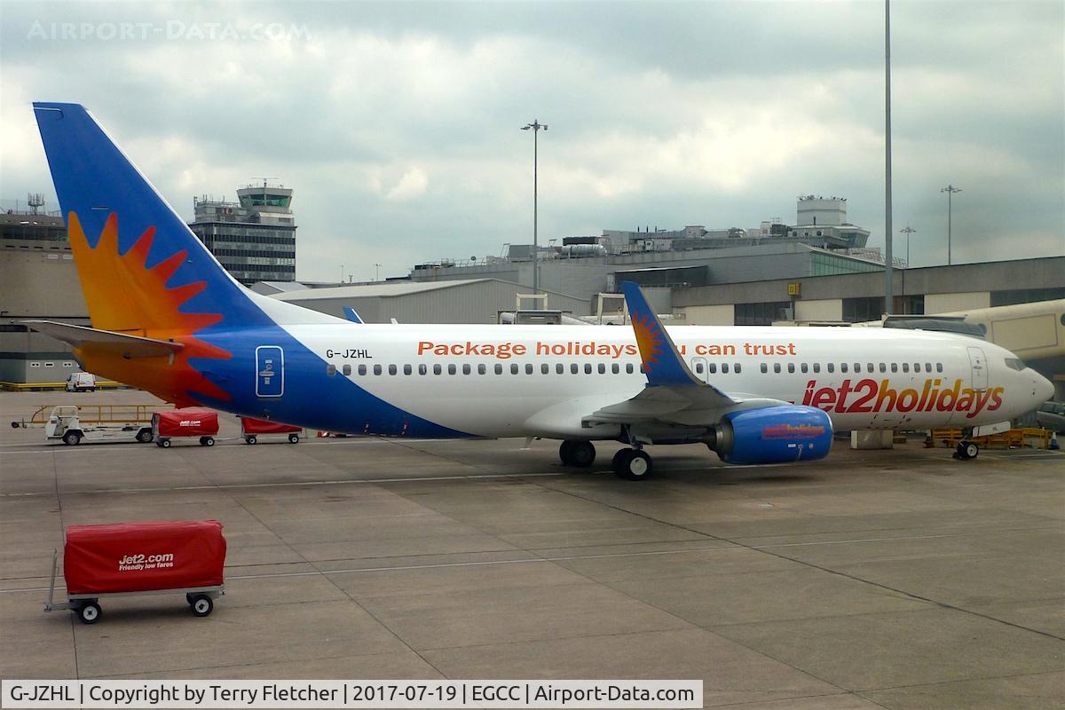 G-JZHL, 2016 Boeing 737-8MG C/N 63568, At Manchester