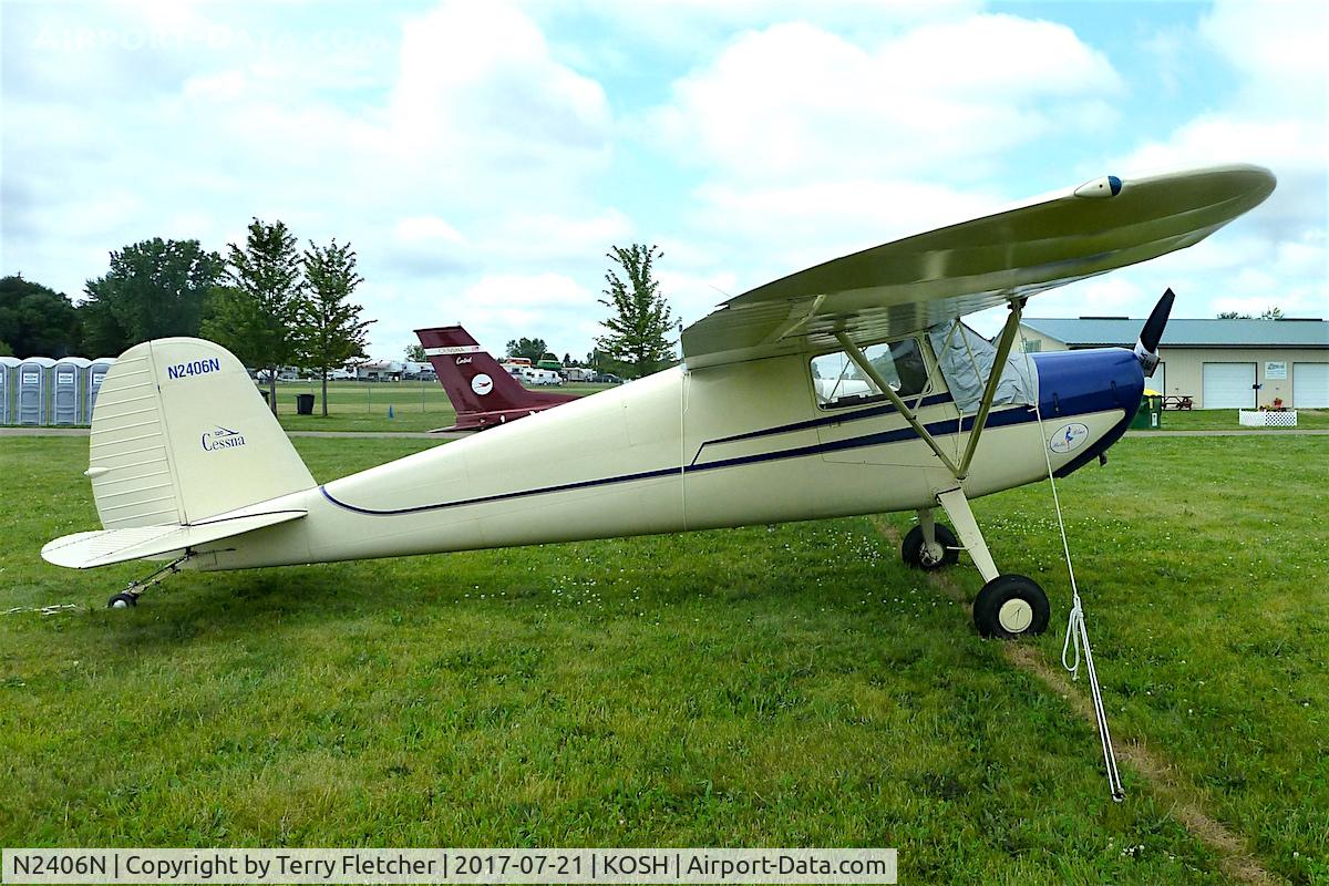 N2406N, 1947 Cessna 120 C/N 12655, At 2017 EAA AirVenture at Oshkosh
