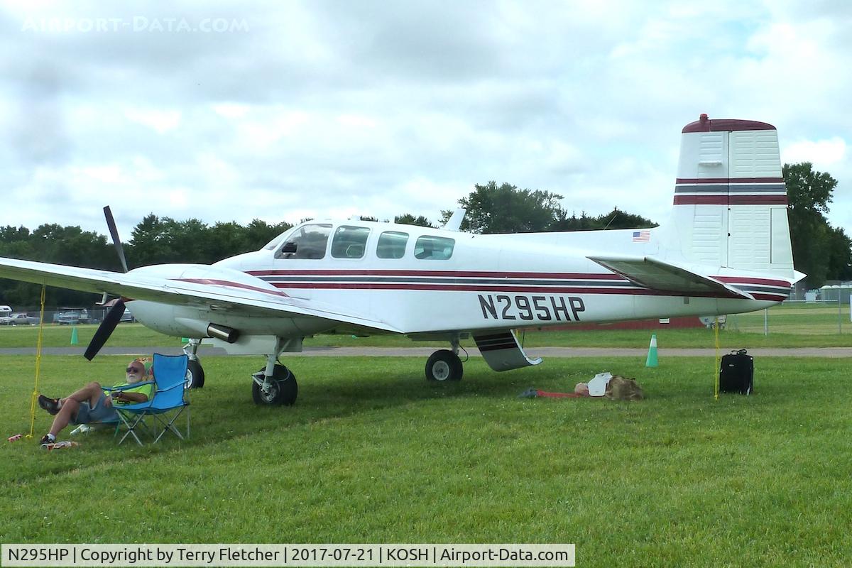 N295HP, 1961 Beech D50E Twin Bonanza C/N DH-318, At 2017 EAA AirVenture at Oshkosh
