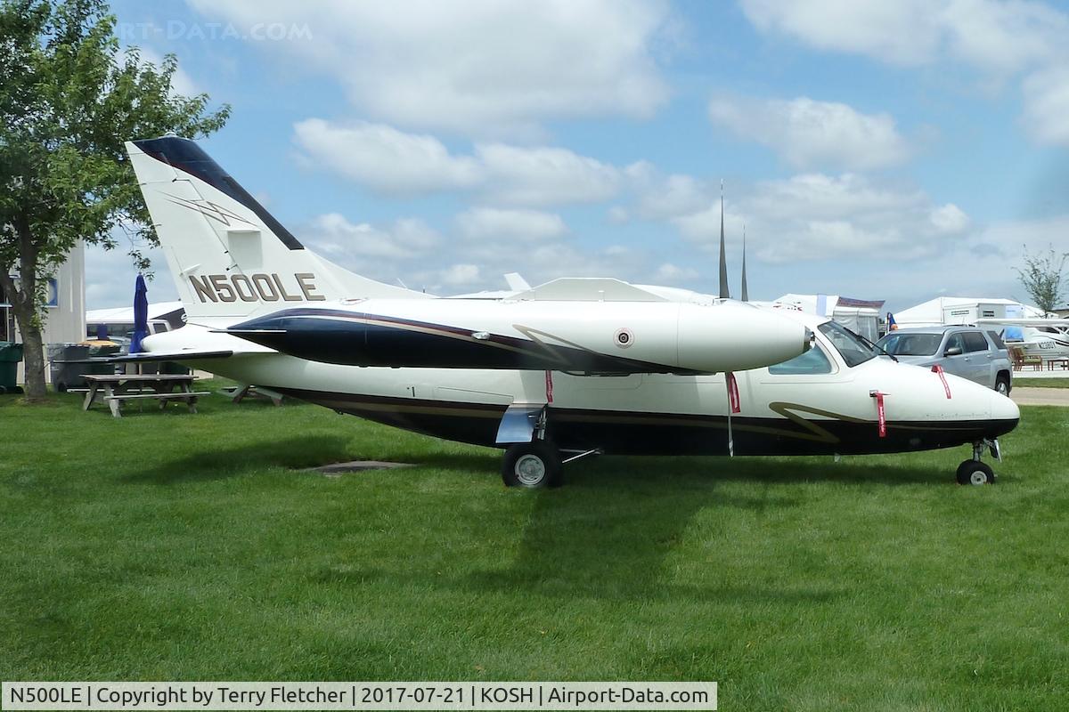 N500LE, 1976 Mitsubishi MU-2B-26A C/N 351SA, At 2017 EAA AirVenture at Oshkosh