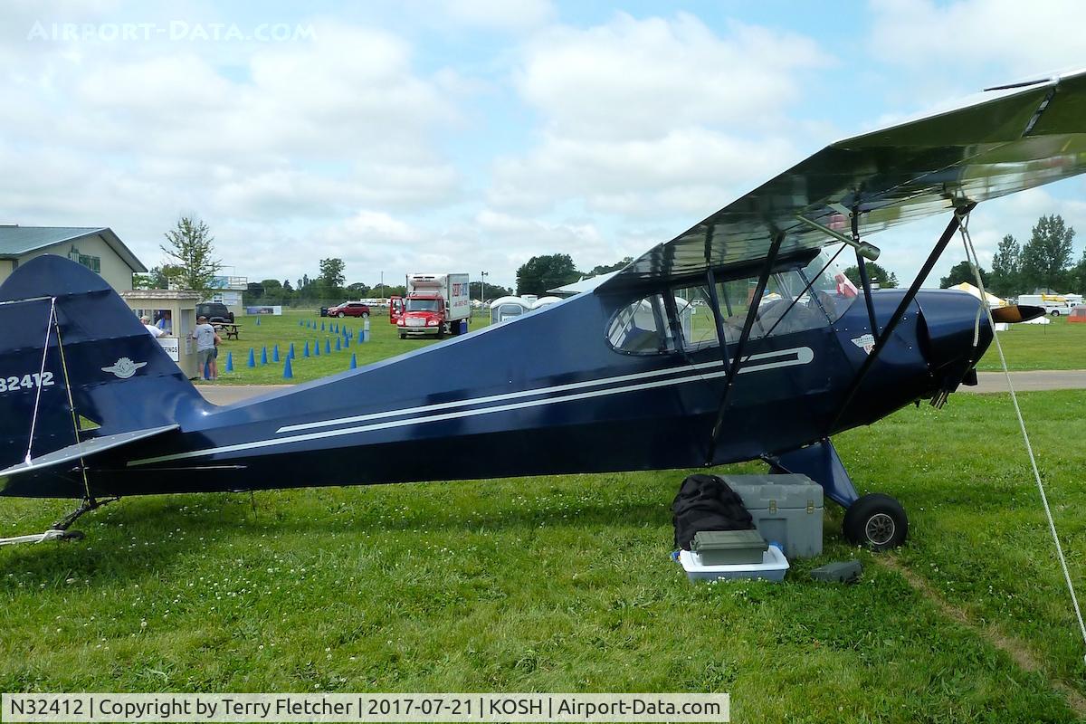 N32412, 1940 Porterfield LP-65 C/N 842, At 2017 EAA AirVenture at Oshkosh