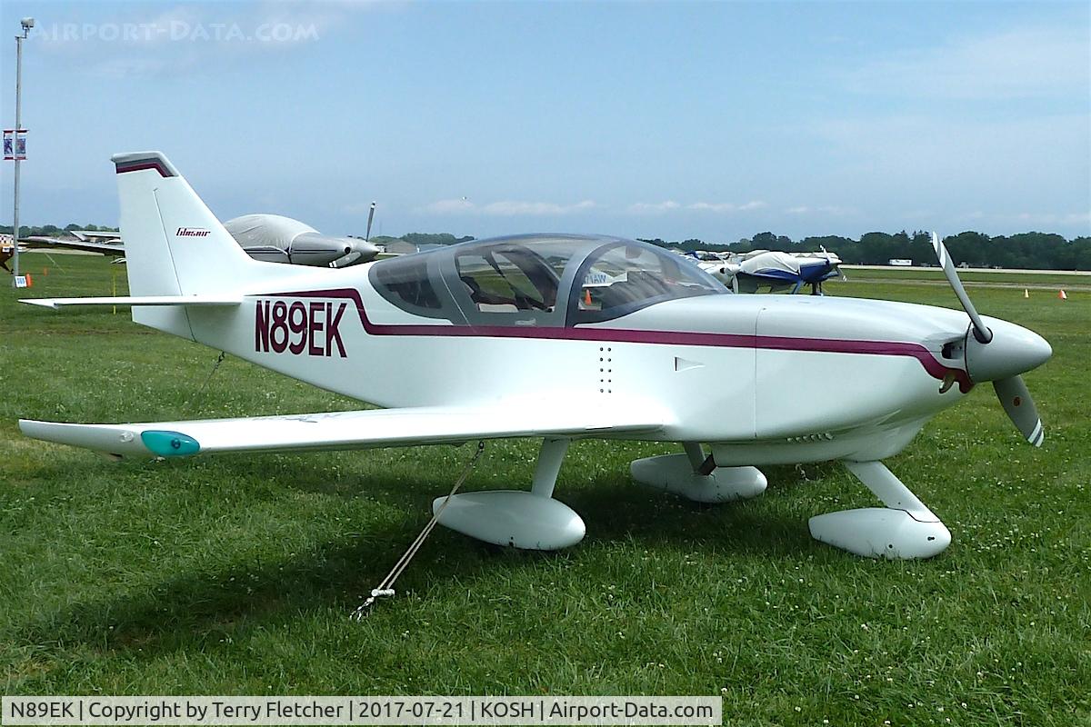 N89EK, 1996 Stoddard-Hamilton Glasair II FT C/N 2089, At 2017 EAA AirVenture at Oshkosh