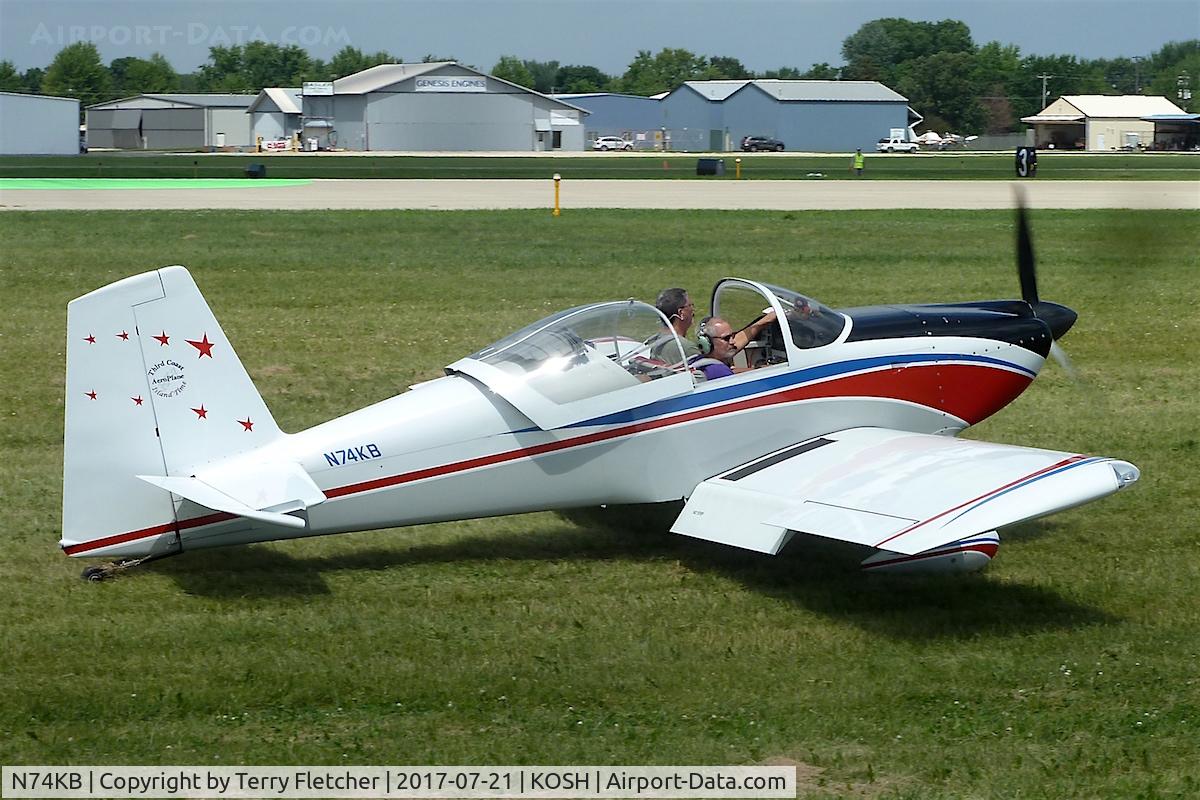 N74KB, Vans RV-7 C/N 73335, At 2017 EAA AirVenture at Oshkosh