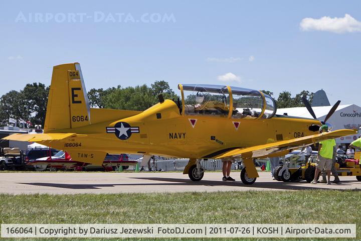 166064, Raytheon T-6B Texan II C/N PN-55, T-6B Texan II 166064 E-064 CoNA from TAW-5 NAS Whiting Field, FL