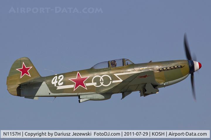 N1157H, 1994 Yakovlev Yak-9U-M C/N 0470402, Yakovlev Yak-9U-M CN 0470402, NX1157H