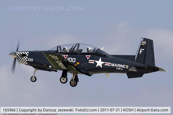 165966, Raytheon T-6A Texan II C/N PT-109, T-6A Texan II 165966 F-100 CoNA from TAW-6 NAS Pensacola, FL
