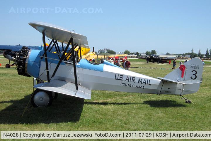 N4028, 1927 Swallow OX-5 Swallow C/N 899, Swallow CN 899, N4028
