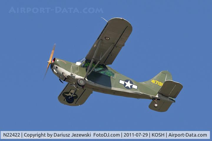 N22422, Stinson L-5B Sentinel C/N 44-17191A, Stinson L-5B Sentinel The Bugsmasher CN 44-17191A, N22422