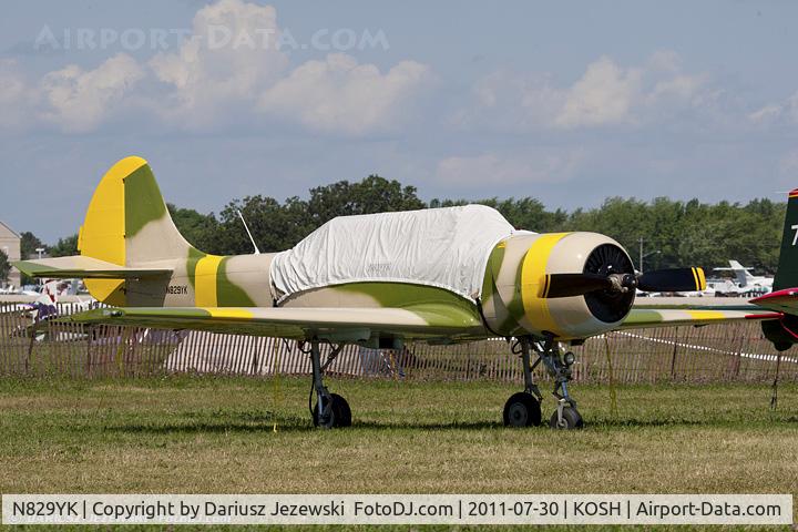 N829YK, 1988 Yakovlev Yak-52 C/N 889212, Yak-52 CN 889212, N829YK