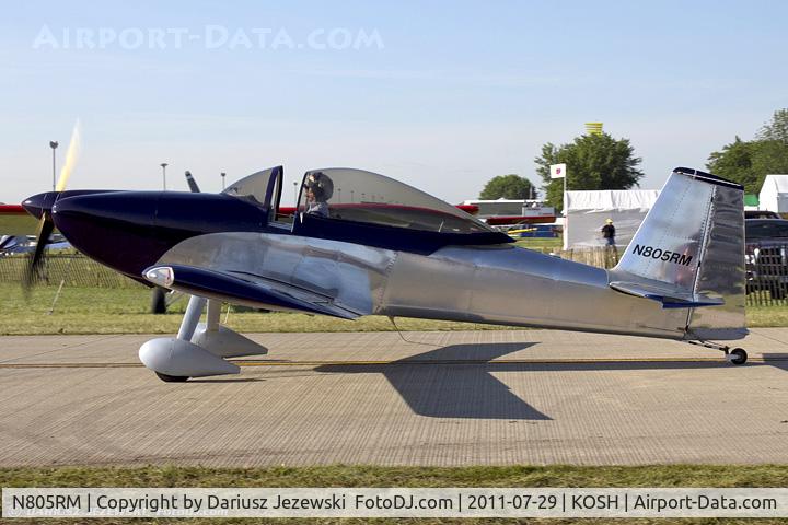 N805RM, Vans RV-8 C/N 81872, RV-8 CN 81872, N805RM