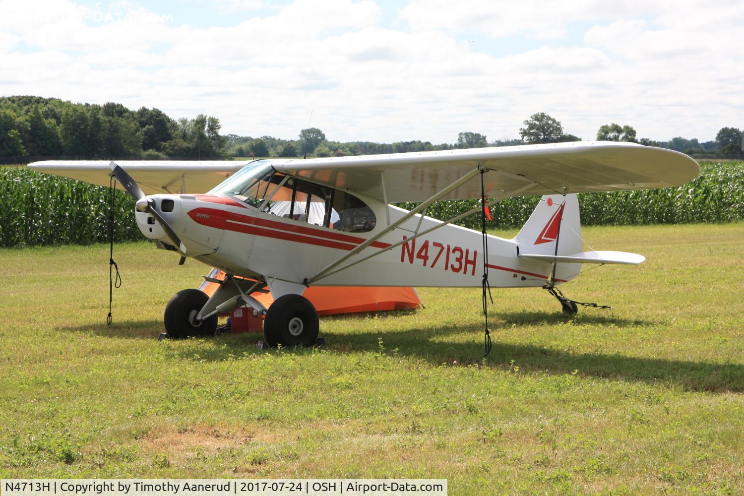 N4713H, 1948 Piper PA-11 Replica Cub Special C/N 11-501, 1948 Piper PA-11, c/n: 11-501