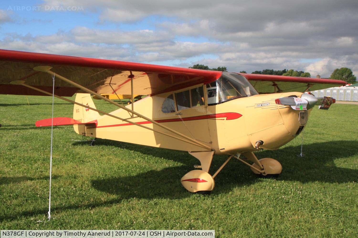 N378GF, Piper J4A C/N 4-1185, Piper J4A, c/n: 4-1185