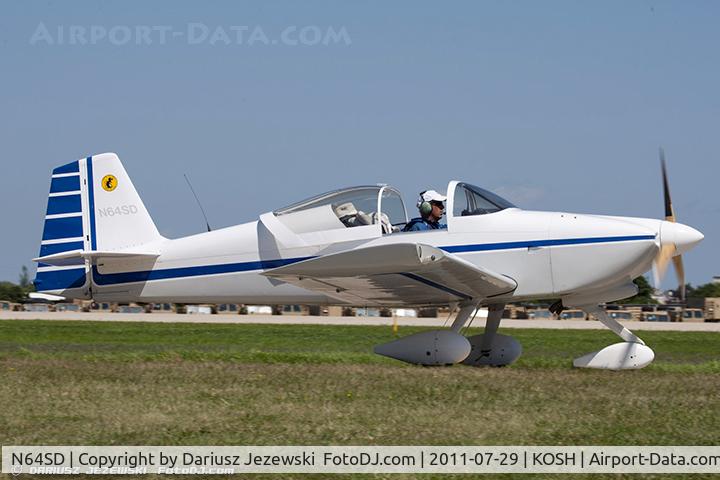 N64SD, Vans RV-6A C/N M20010, Vans RV-6A CN M20010, N64SD