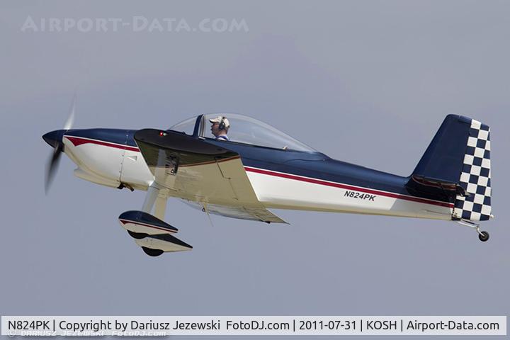N824PK, 2004 Vans RV-8 C/N 81048, Vans RV-8 CN 81048, N824PK