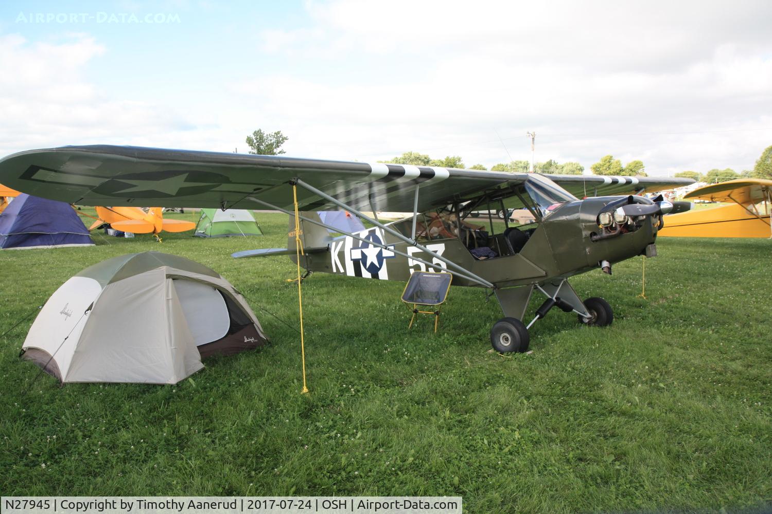 N27945, 1940 Piper J3C-65 Cub Cub C/N 4466, 1940 Piper J3C-65, c/n: 4466