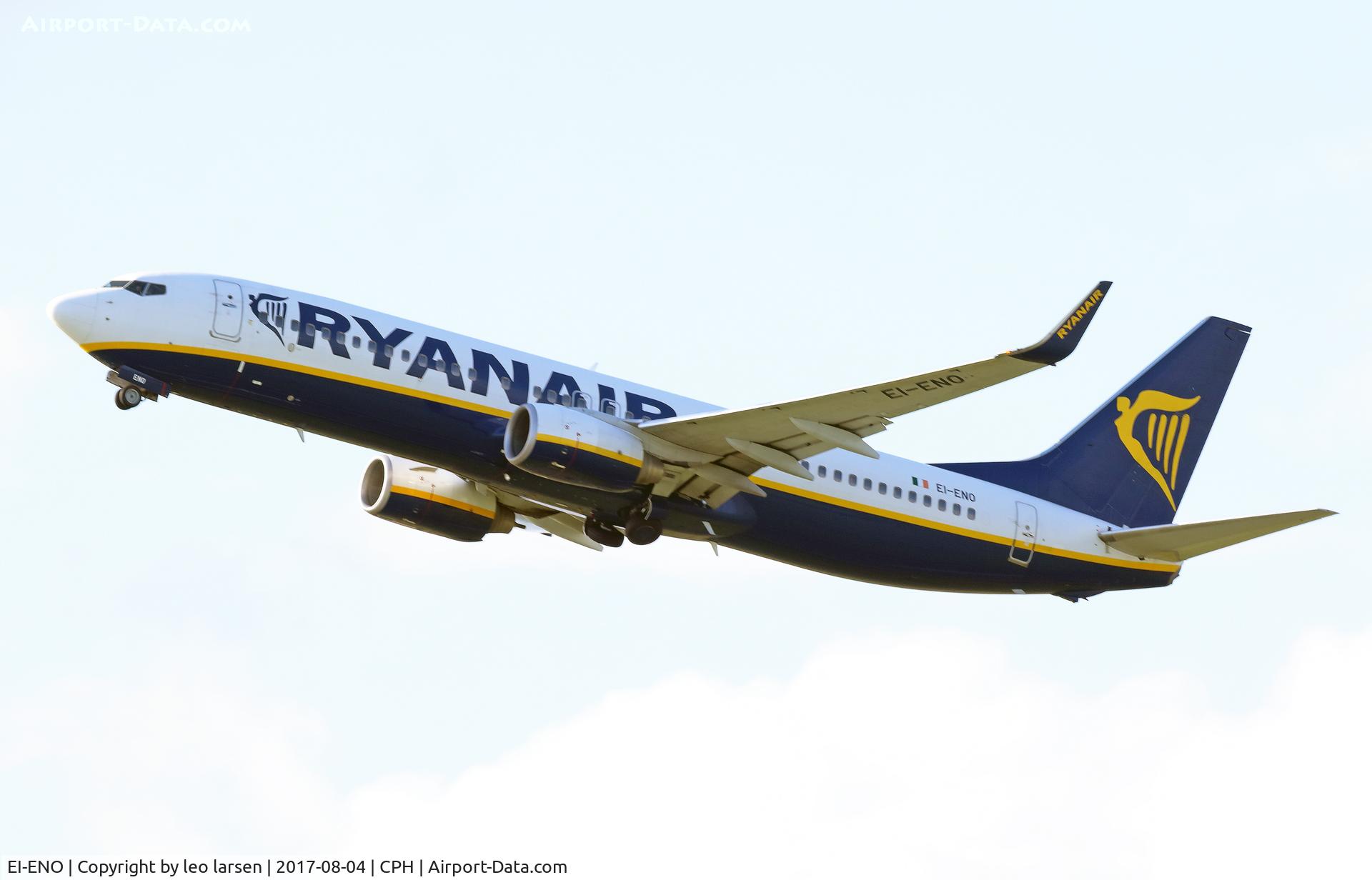 EI-ENO, 2010 Boeing 737-8AS C/N 40302, Copenhagen 4.8.2017
