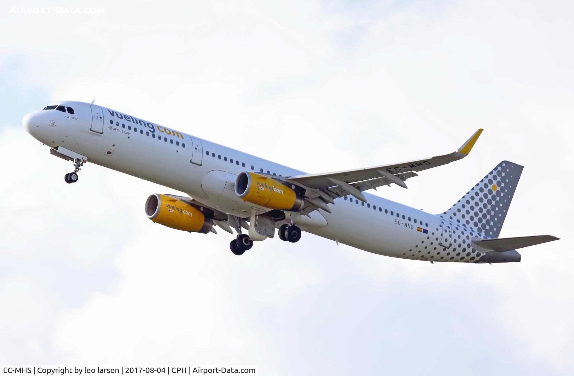 EC-MHS, 2015 Airbus A321-231 C/N 6740, Copenhagen 4.8.2017