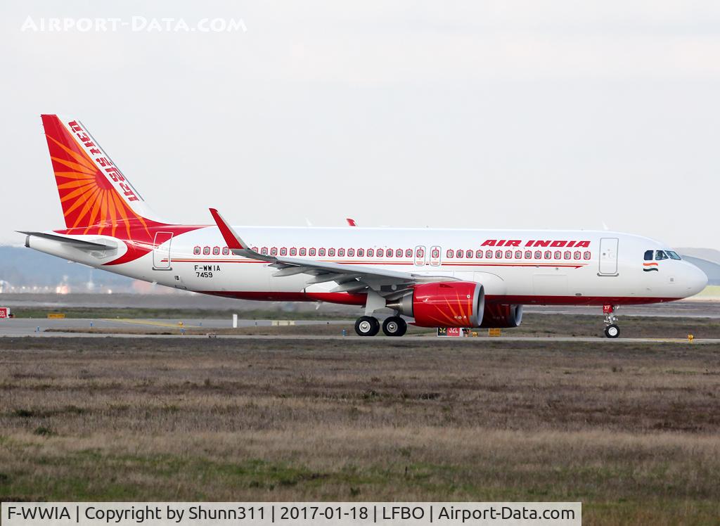 F-WWIA, 2016 Airbus A320-251N C/N 7459, C/n 7459 - To be VT-EXF