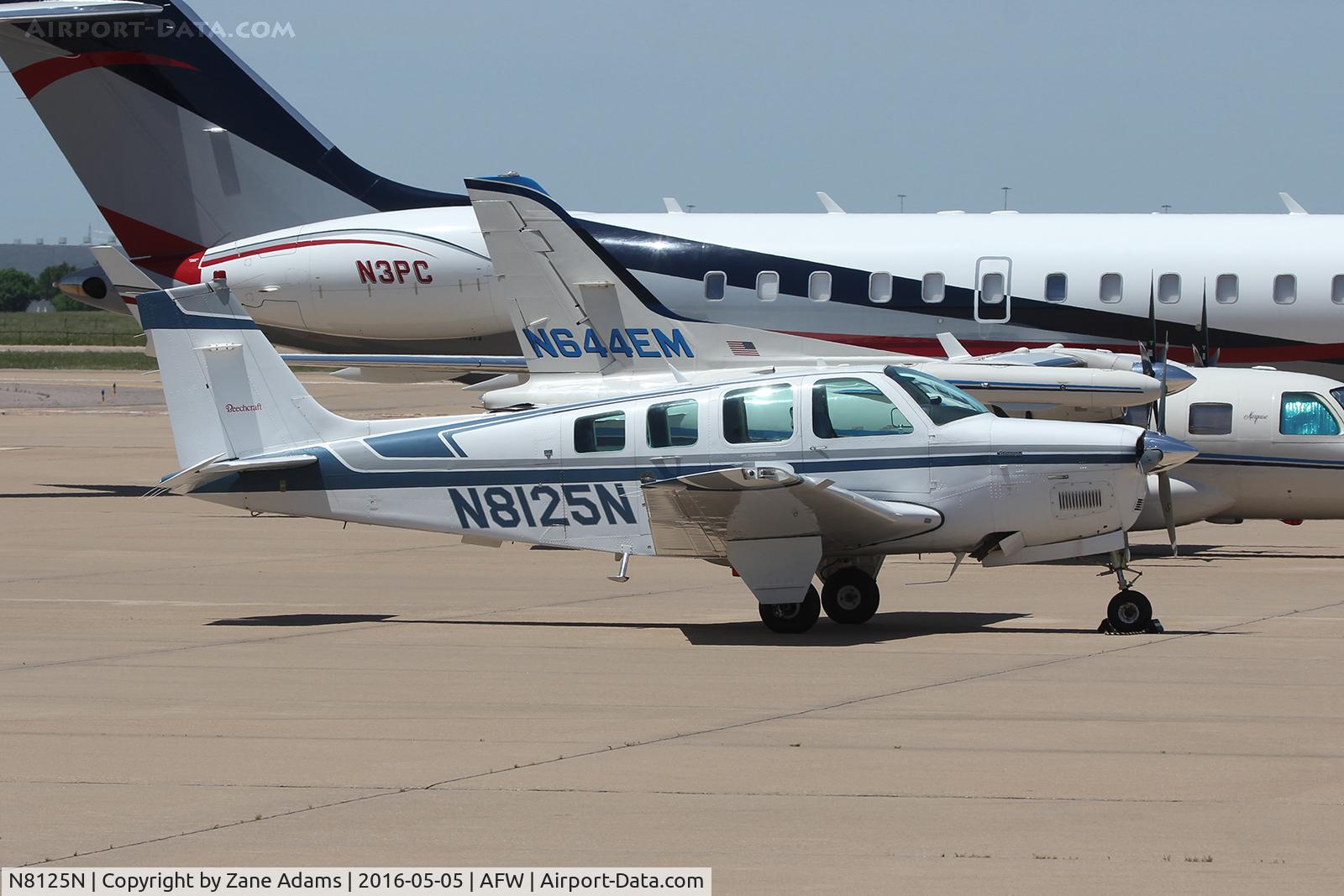 N8125N, 1991 Beech A36 Bonanza 36 C/N E-2620, At Alliance Airport - Fort Worth,TX