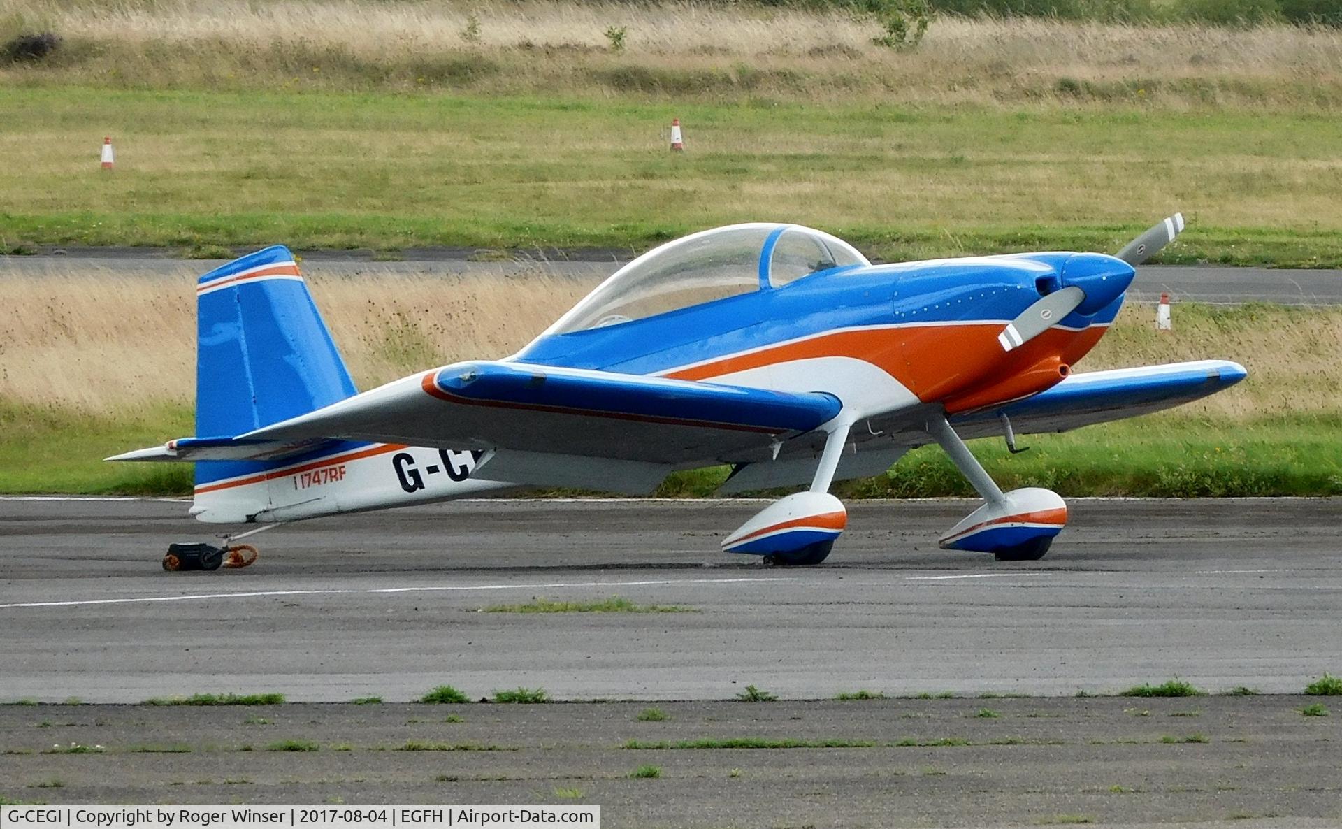 G-CEGI, 2003 Van's RV-8 C/N 81480, Visiting RV-8. Previously registered N747RF.