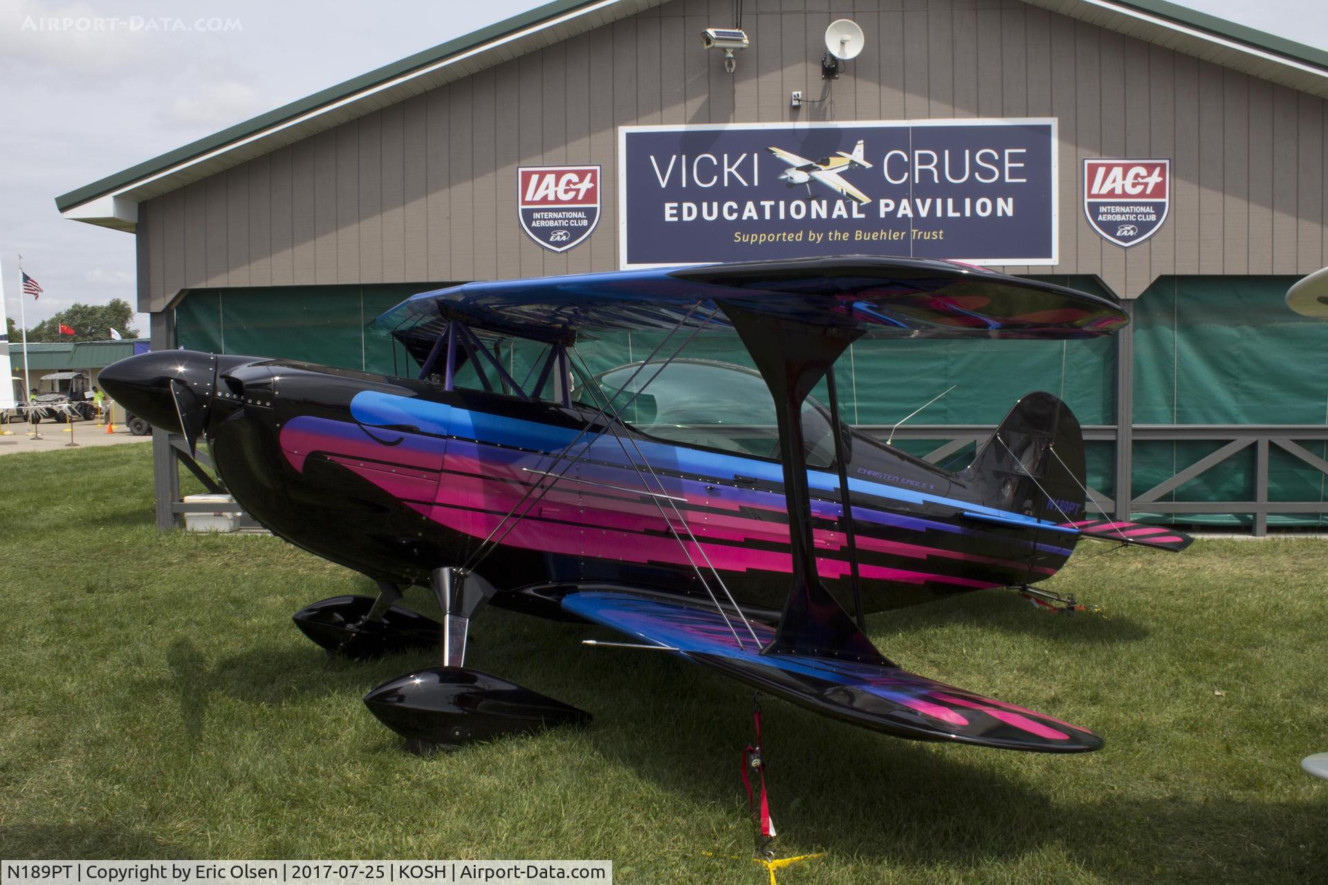 N189PT, 1993 Christen Eagle II C/N CIAGLIA 0001, 1993 Eagle on display at Airventure