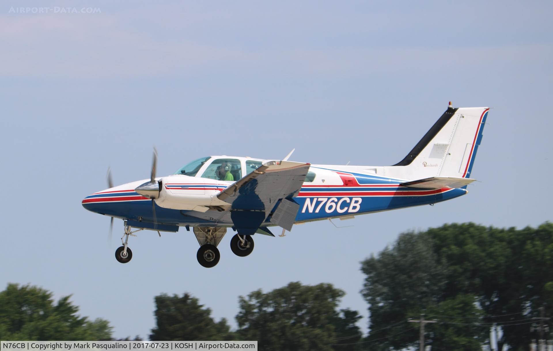 N76CB, 1978 Beech 95-B55 (T42A) Baron C/N TC-2118, Beech B55